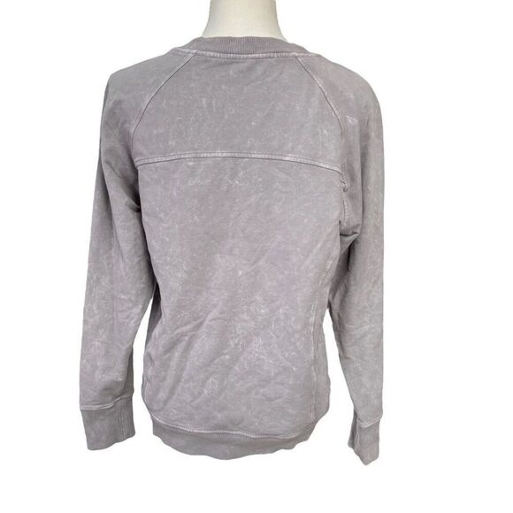 Lululemon Scuba Crew Washed Lunar Rock Grey Size 10 - Picture 3 of 7